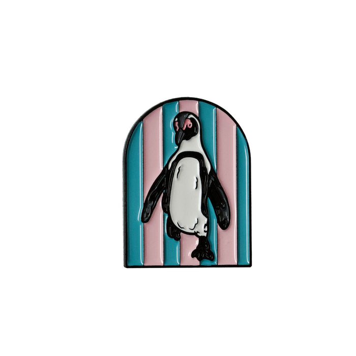 African Penguin Enamel Brooch Pin