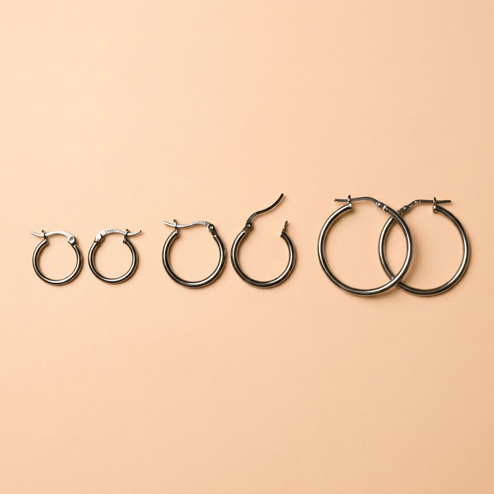Sterling Silver Hoop Earrings