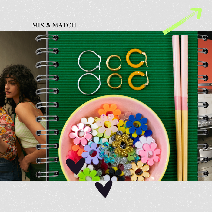 Perspex Flower Charm