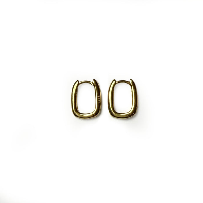 Paperclip Hoop Earrings