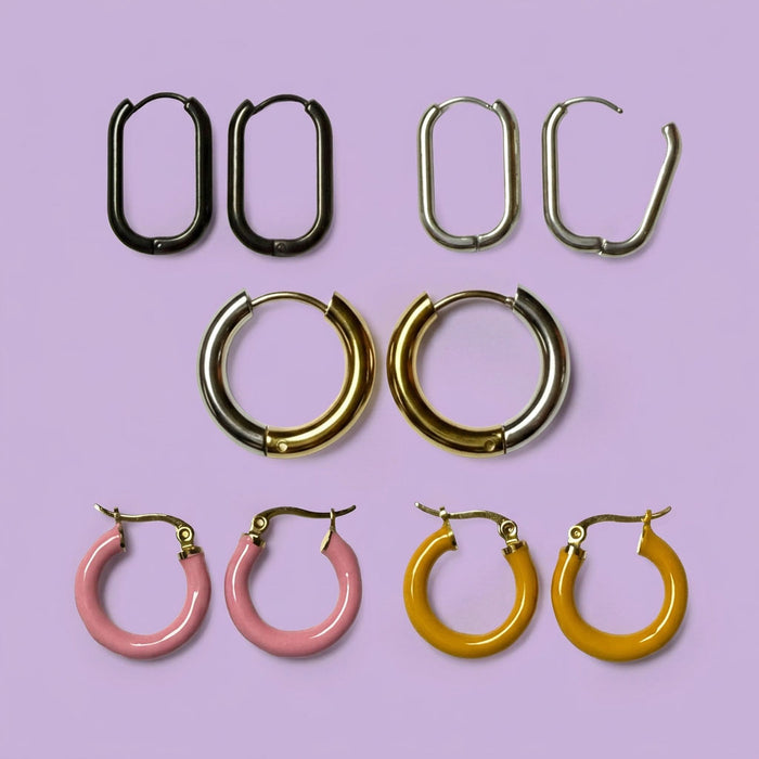 Titanium Hoop Earrings