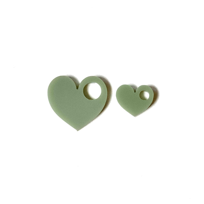 Perspex Heart Charm