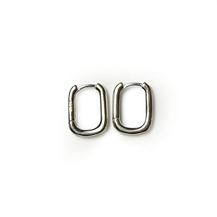 Paperclip Hoop Earrings
